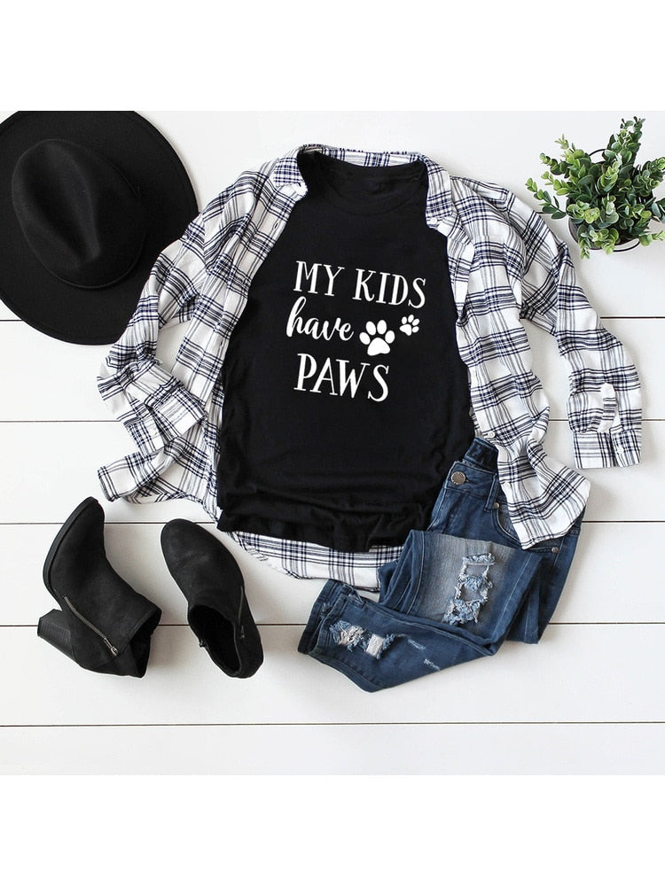 Shirt - My Kids Have Paws T-Shirt