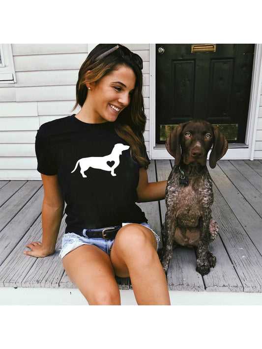 Dog Heart T-Shirt Dog
